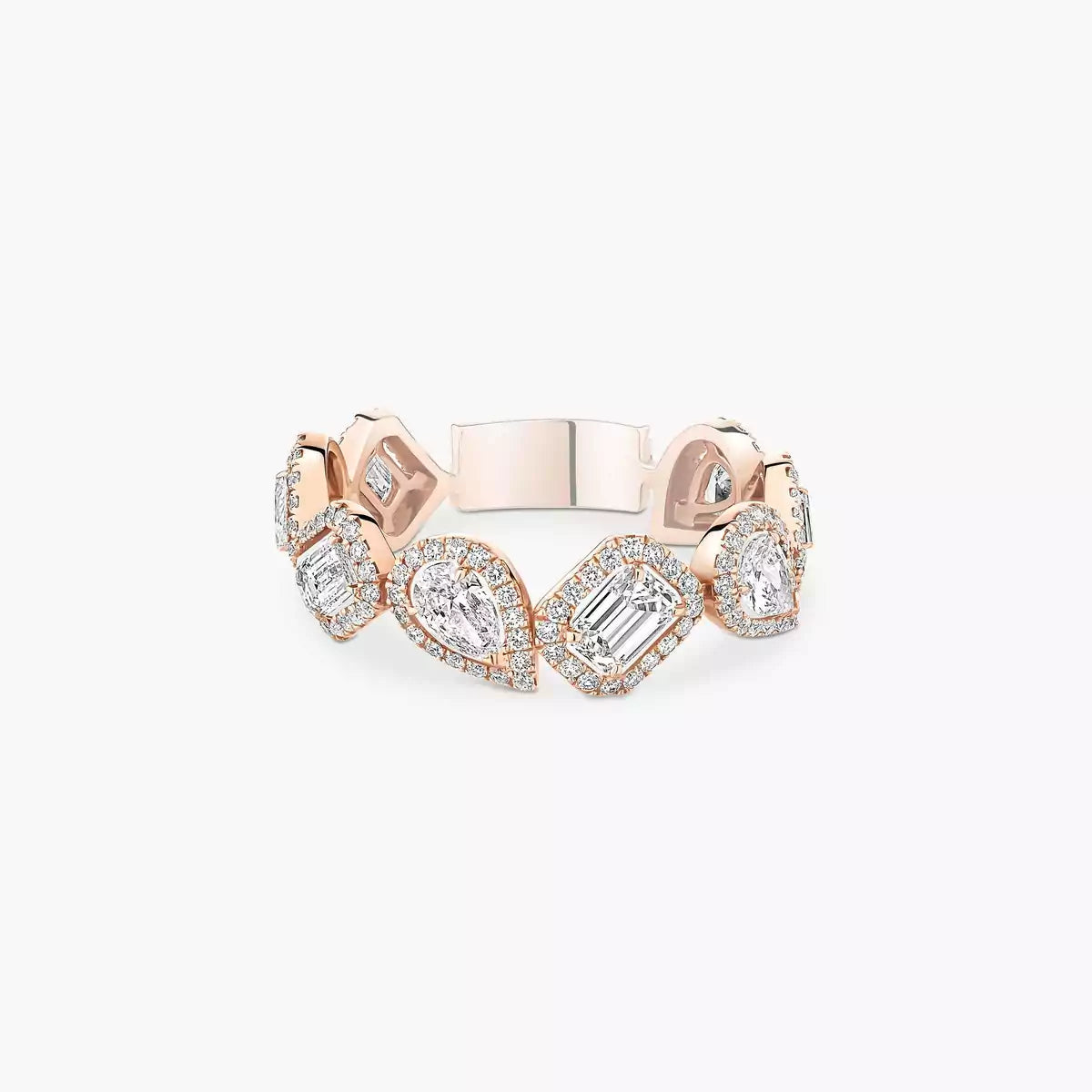 [Noble Aura jewelry]Diamond Wedding Ring My Twin