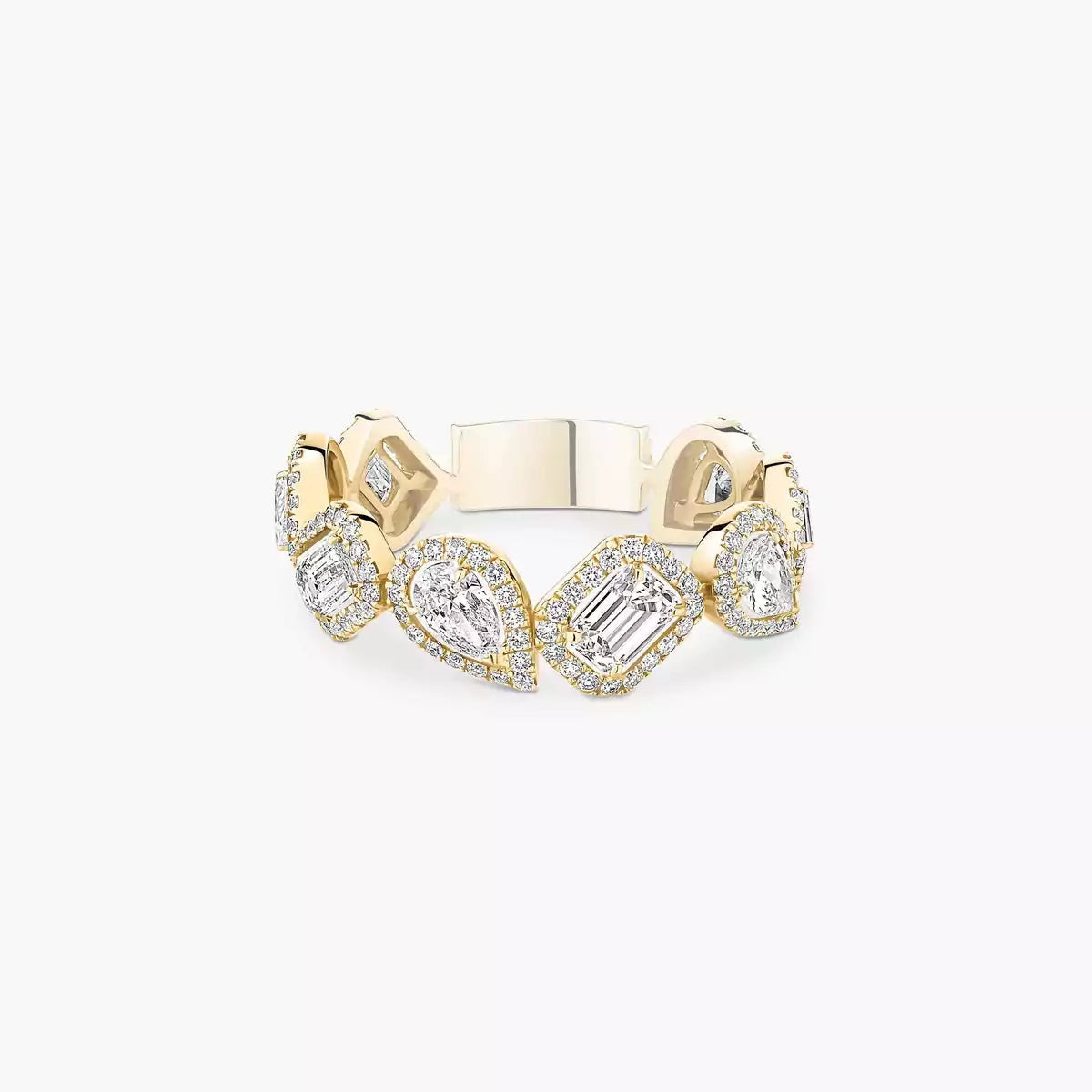 [Noble Aura jewelry]Diamond Wedding Ring My Twin