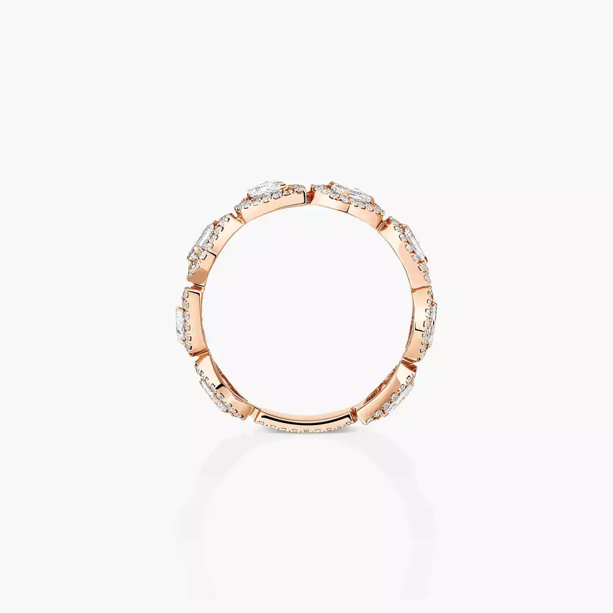 [Noble Aura jewelry]Diamond Wedding Ring My Twin