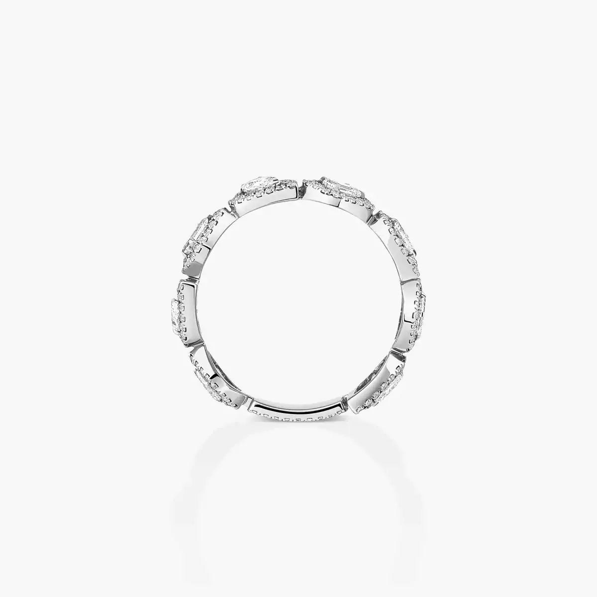 [Noble Aura jewelry]Diamond Wedding Ring My Twin
