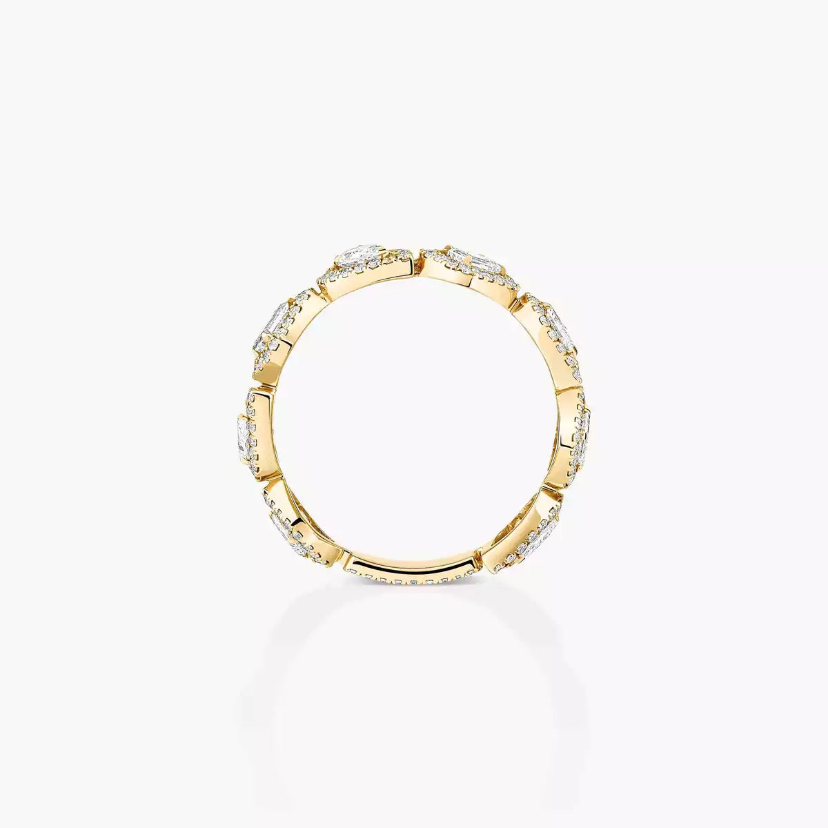 [Noble Aura jewelry]Diamond Wedding Ring My Twin
