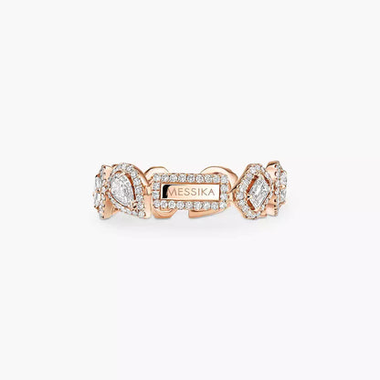 [Noble Aura jewelry]Diamond Wedding Ring My Twin