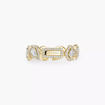[Noble Aura jewelry]Diamond Wedding Ring My Twin