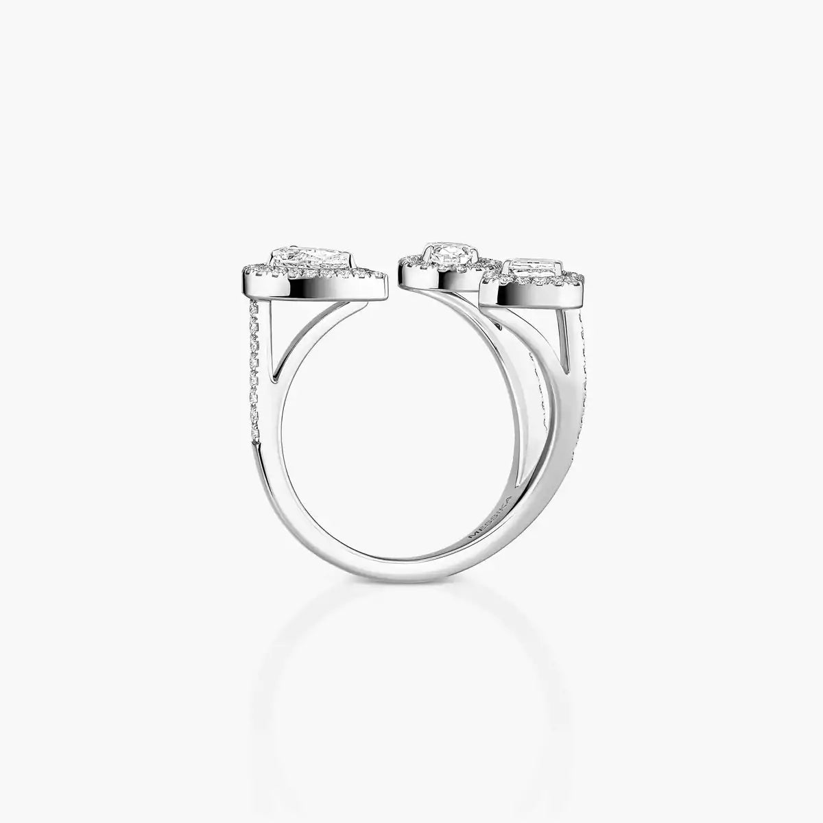 [[Noble Aura jewelry] Diamond Ring 0,25ct My Twin Trilogy