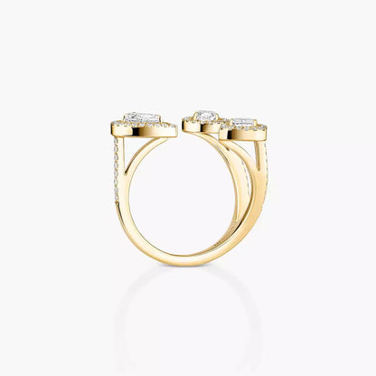 [[Noble Aura jewelry] Diamond Ring 0,25ct My Twin Trilogy