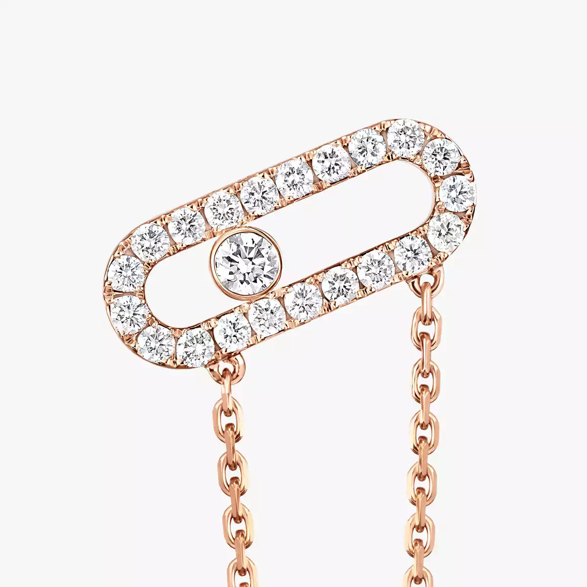 [Noble Aura jewelry]Move Uno Diamond Earrings