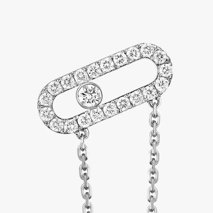 [Noble Aura jewelry]Move Uno Diamond Earrings