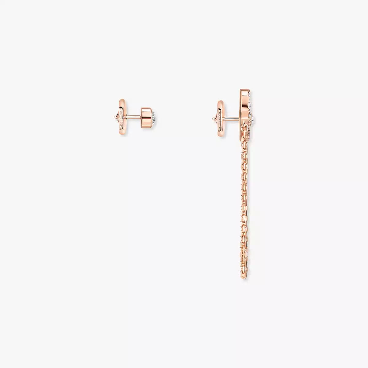 [Noble Aura jewelry]Move Uno Diamond Earrings