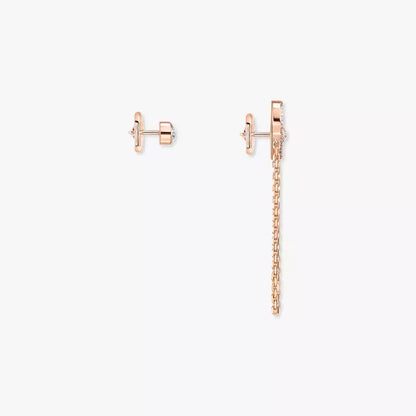 [Noble Aura jewelry]Move Uno Diamond Earrings