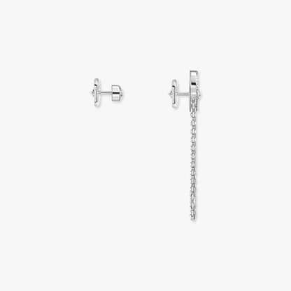 [Noble Aura jewelry]Move Uno Diamond Earrings