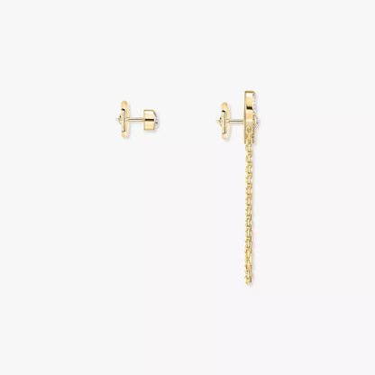 [Noble Aura jewelry]Move Uno Diamond Earrings