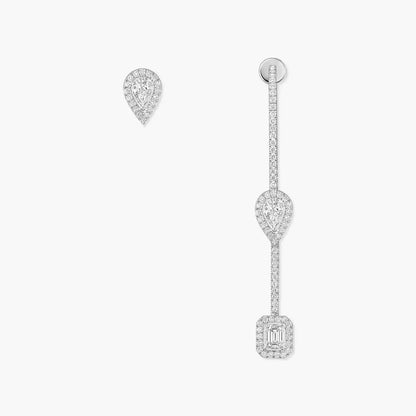 [Noble Aura jewelry]Diamond Drop Earrings My Twin