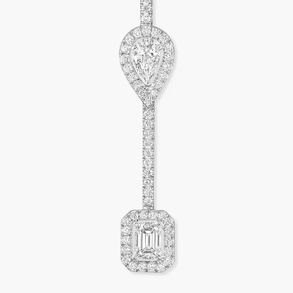 [Noble Aura jewelry]Diamond Drop Earrings My Twin