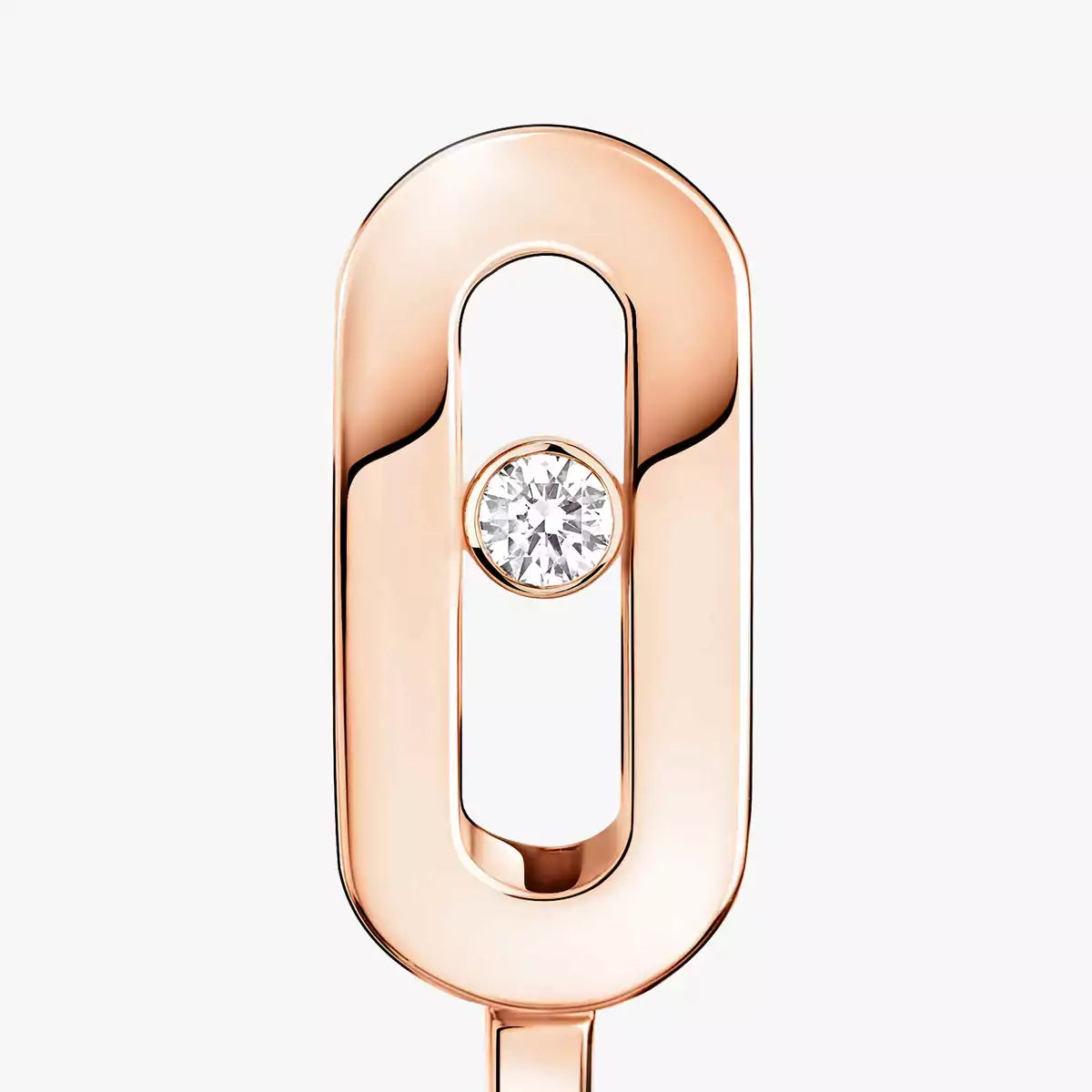 [Noble Aura jewelry]Diamond Mini Hoop Earrings Move Classique