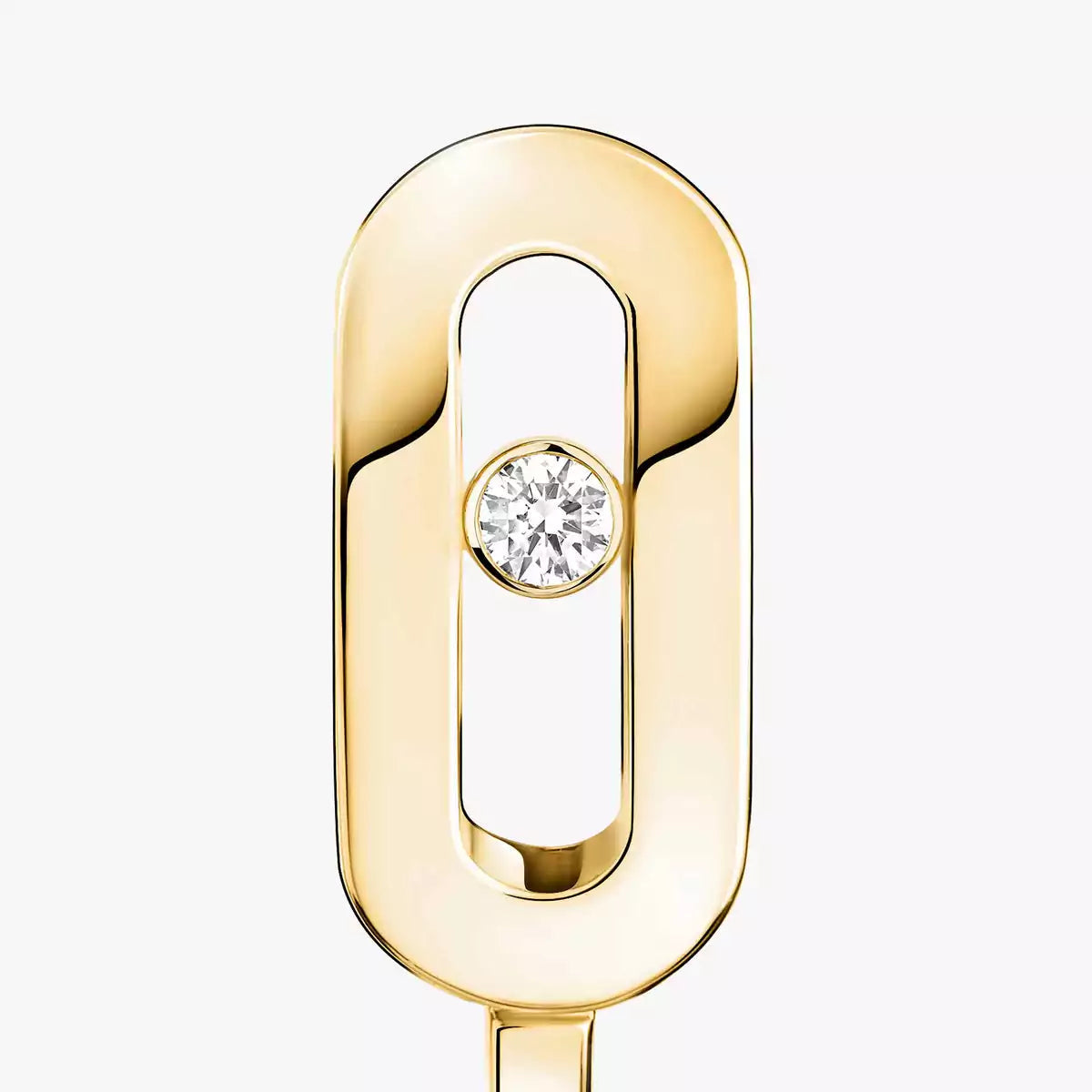 [Noble Aura jewelry]Diamond Mini Hoop Earrings Move Classique