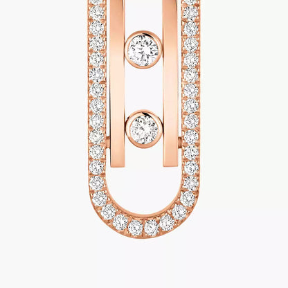 [Noble Aura jewelry]Diamond Pendant Earrings Move 10Th