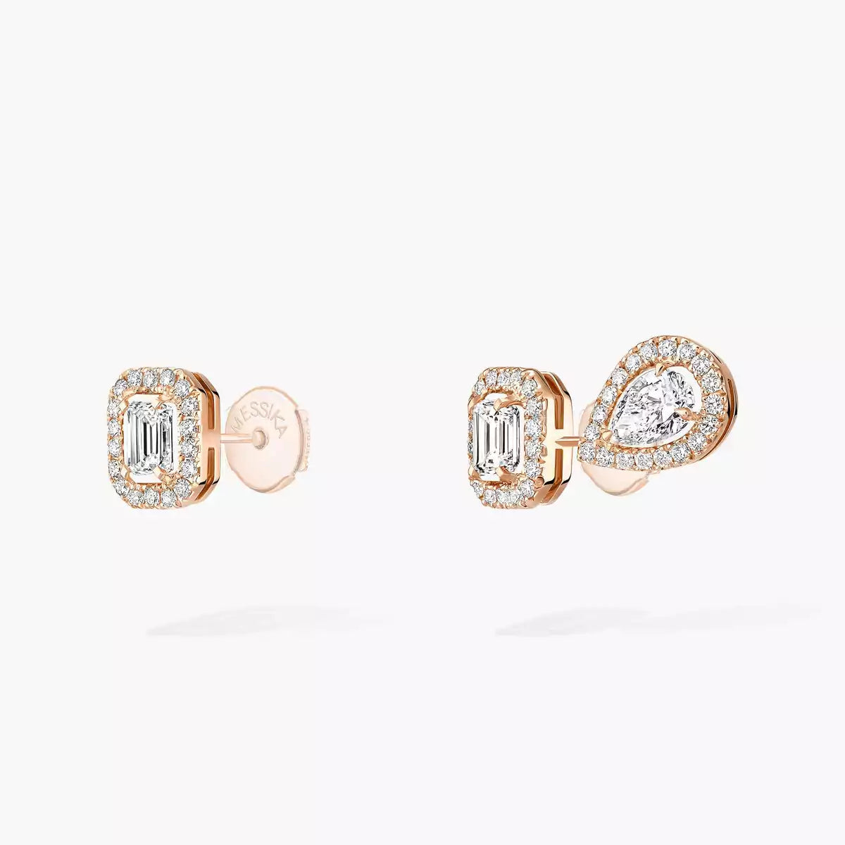 [Noble Aura jewelry]Diamond Earrings 0,10ct My Twin 1+2