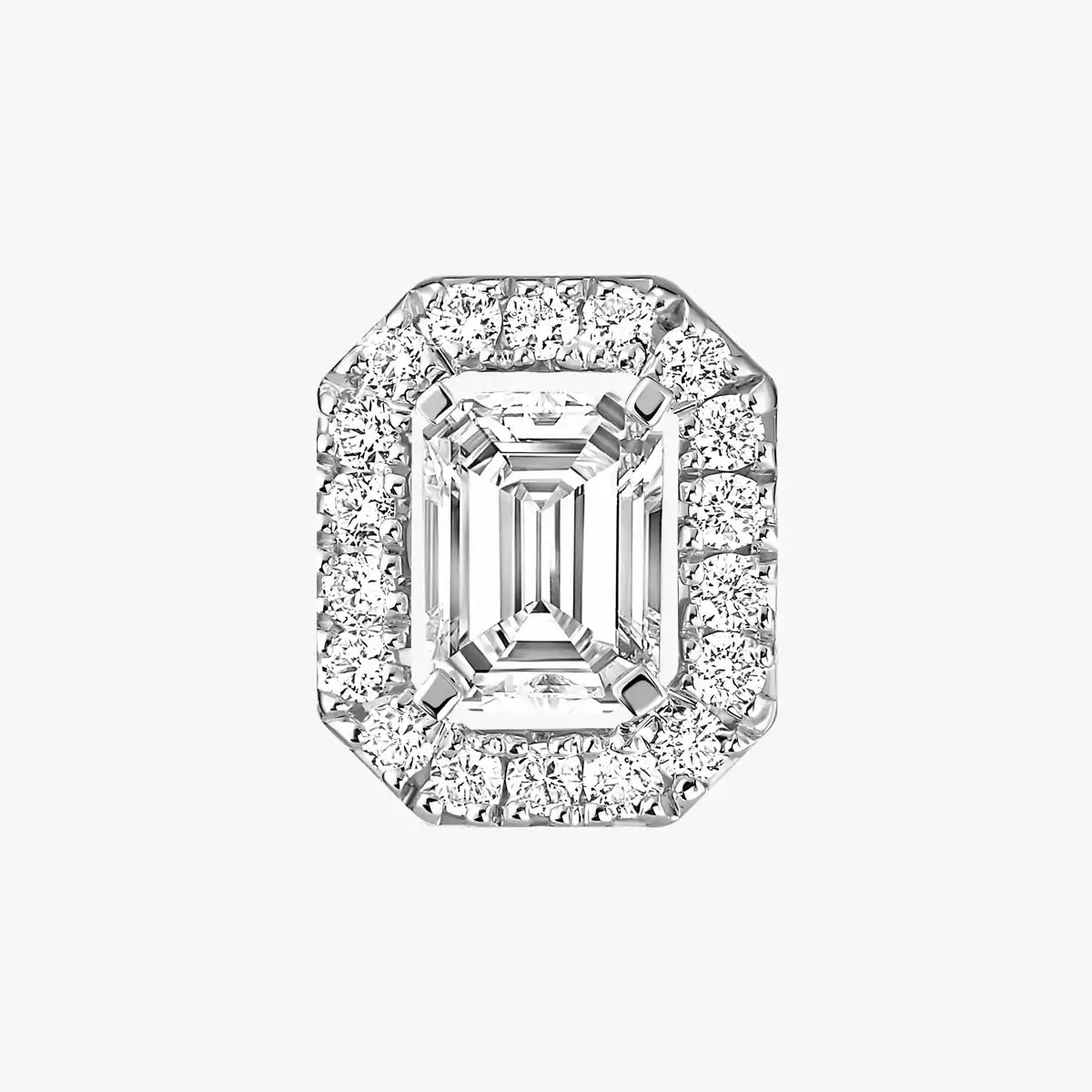 [Noble Aura jewelry]Diamond Earrings 0,10ct My Twin 1+2