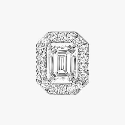 [Noble Aura jewelry]Diamond Earrings 0,10ct My Twin 1+2