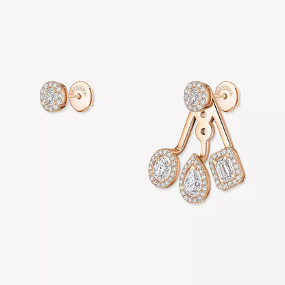 [Noble Aura jewelry] My Twin Trio  Diamond Earrings
