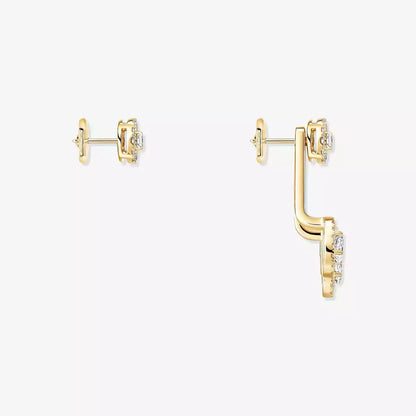 [Noble Aura jewelry] My Twin Trio  Diamond Earrings