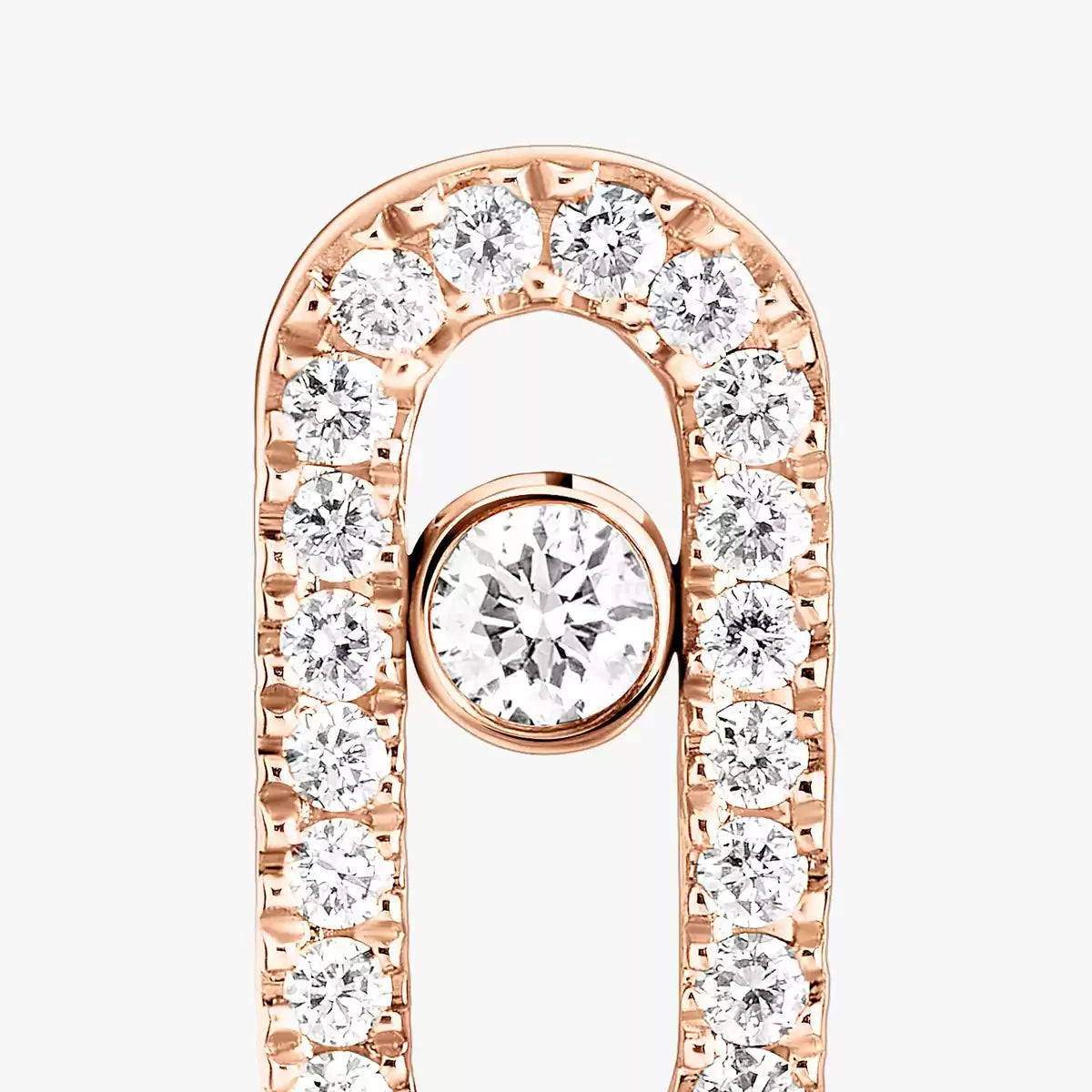 [Noble Aura jewelry]Move Uno Diamond Earrings