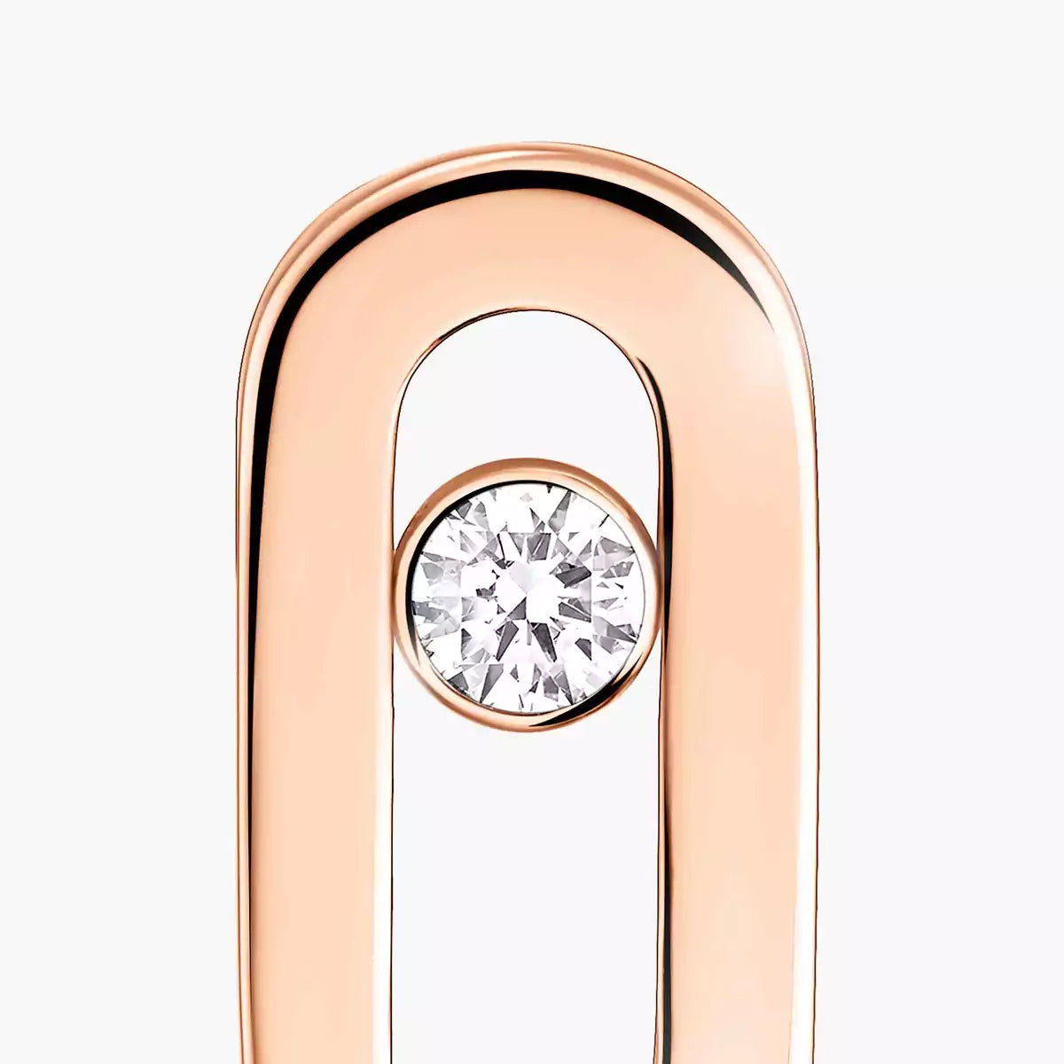 [Noble Aura jewelry]Move Uno Diamond Stud Earrings