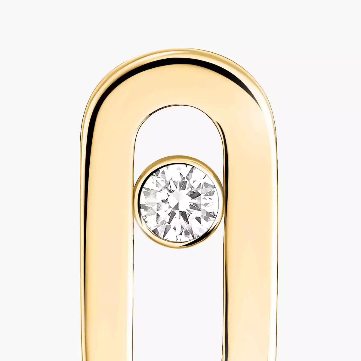 [Noble Aura jewelry]Move Uno Diamond Stud Earrings