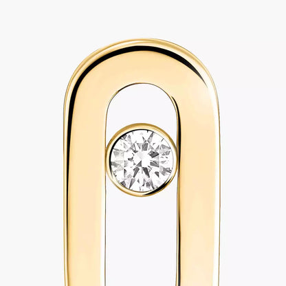 [Noble Aura jewelry]Move Uno Diamond Stud Earrings