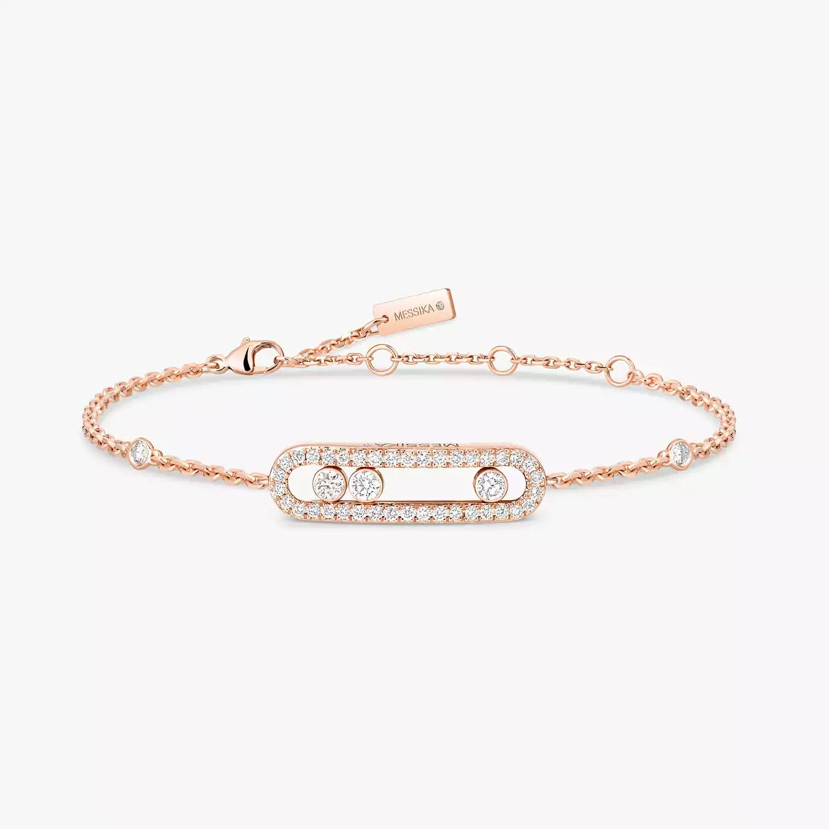 [Noble Aura jewelry]Pavé Baby Move Diamond Bracelet