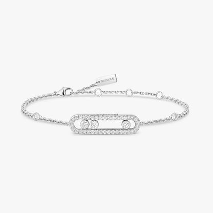 [Noble Aura jewelry]Pavé Baby Move Diamond Bracelet
