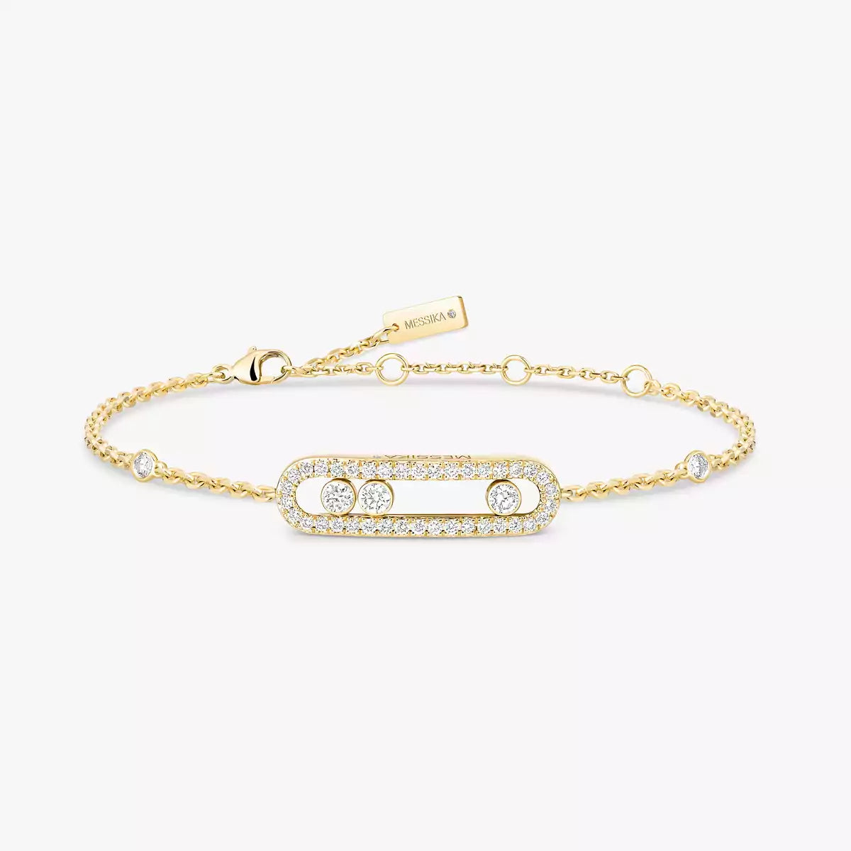 [Noble Aura jewelry]Pavé Baby Move Diamond Bracelet