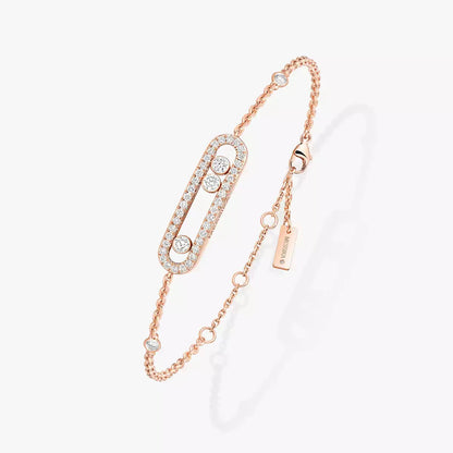 [Noble Aura jewelry]Pavé Baby Move Diamond Bracelet