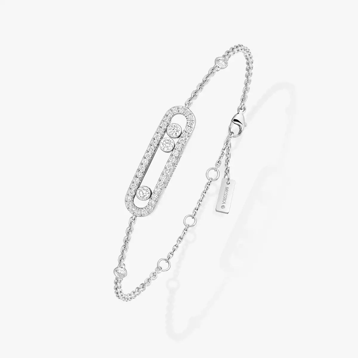 [Noble Aura jewelry]Pavé Baby Move Diamond Bracelet