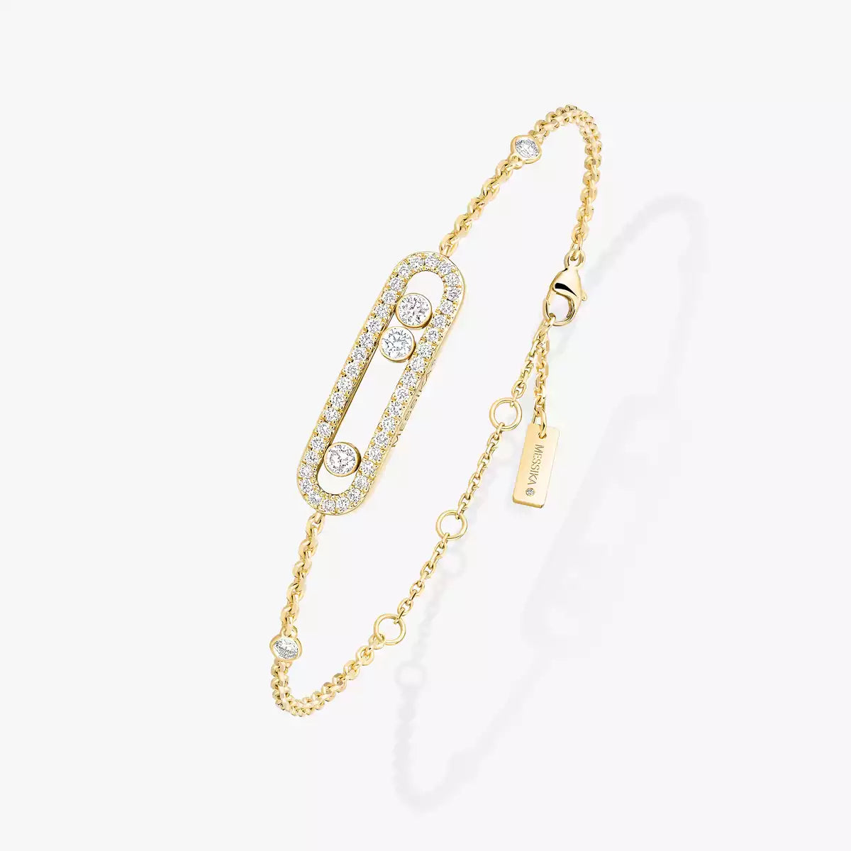 [Noble Aura jewelry]Pavé Baby Move Diamond Bracelet
