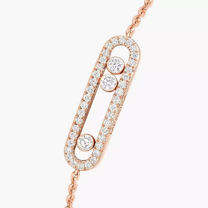 [Noble Aura jewelry]Pavé Baby Move Diamond Bracelet