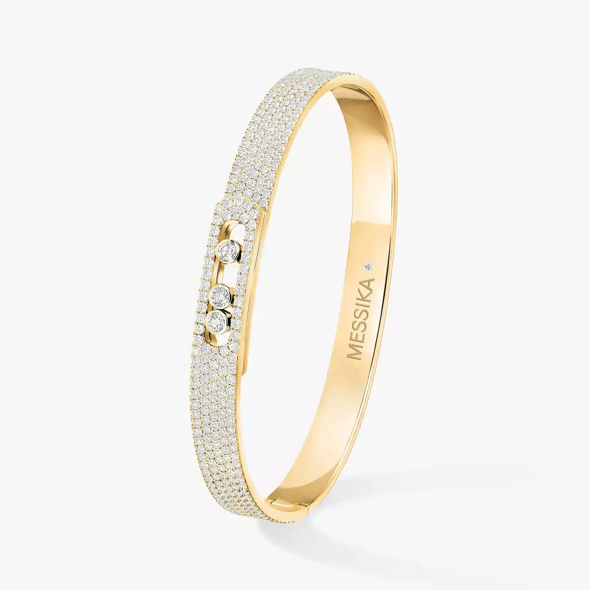 [Noble Aura jewelry]Move Noa Full Pavé Diamond Bangle Bracelet