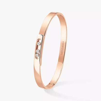 [Noble Aura jewelry]Move Noa Diamond Bangle Bracelet