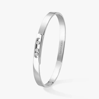 [Noble Aura jewelry]Move Noa Diamond Bangle Bracelet