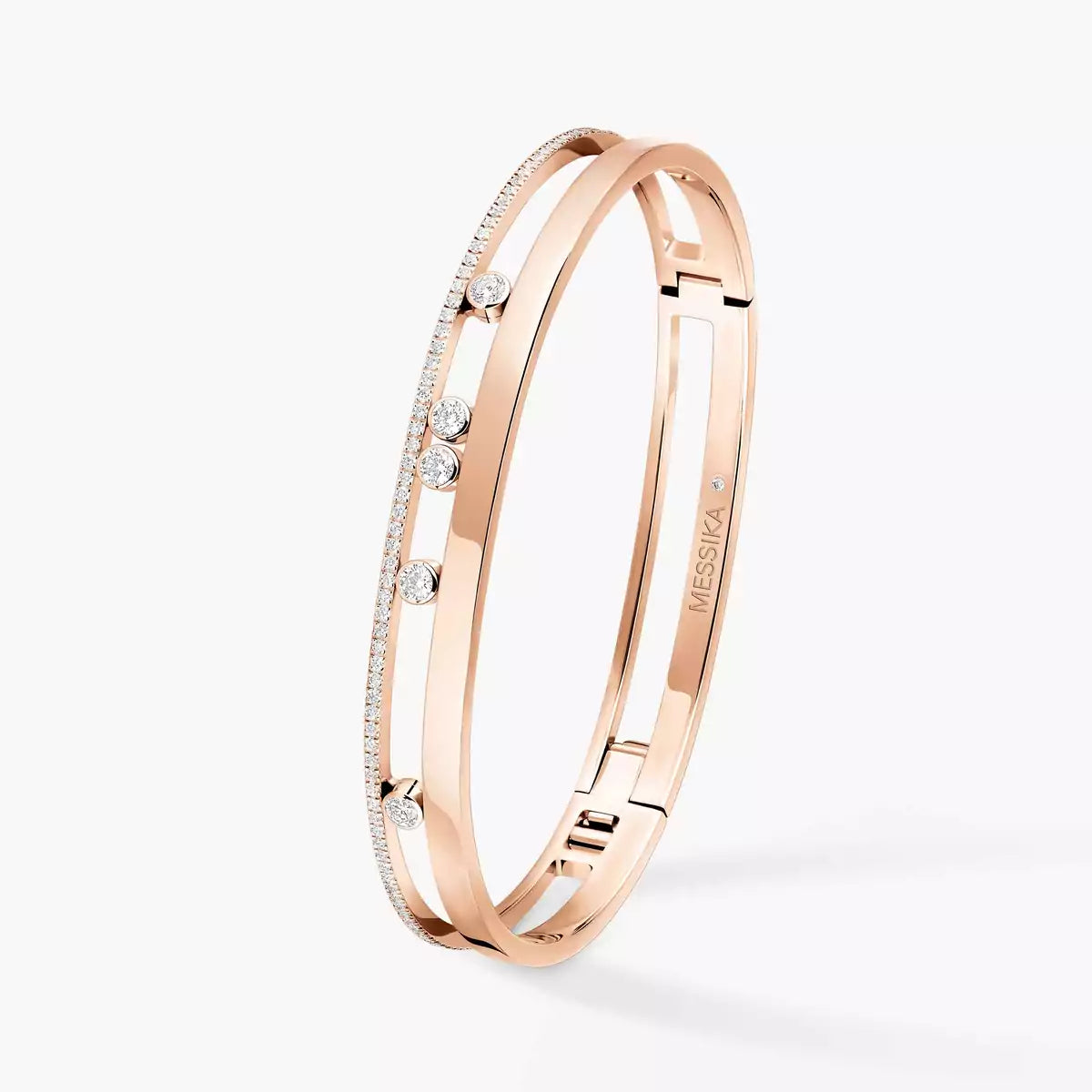 [Noble Aura jewelry]Move Romane Diamond Bangle Bracelet