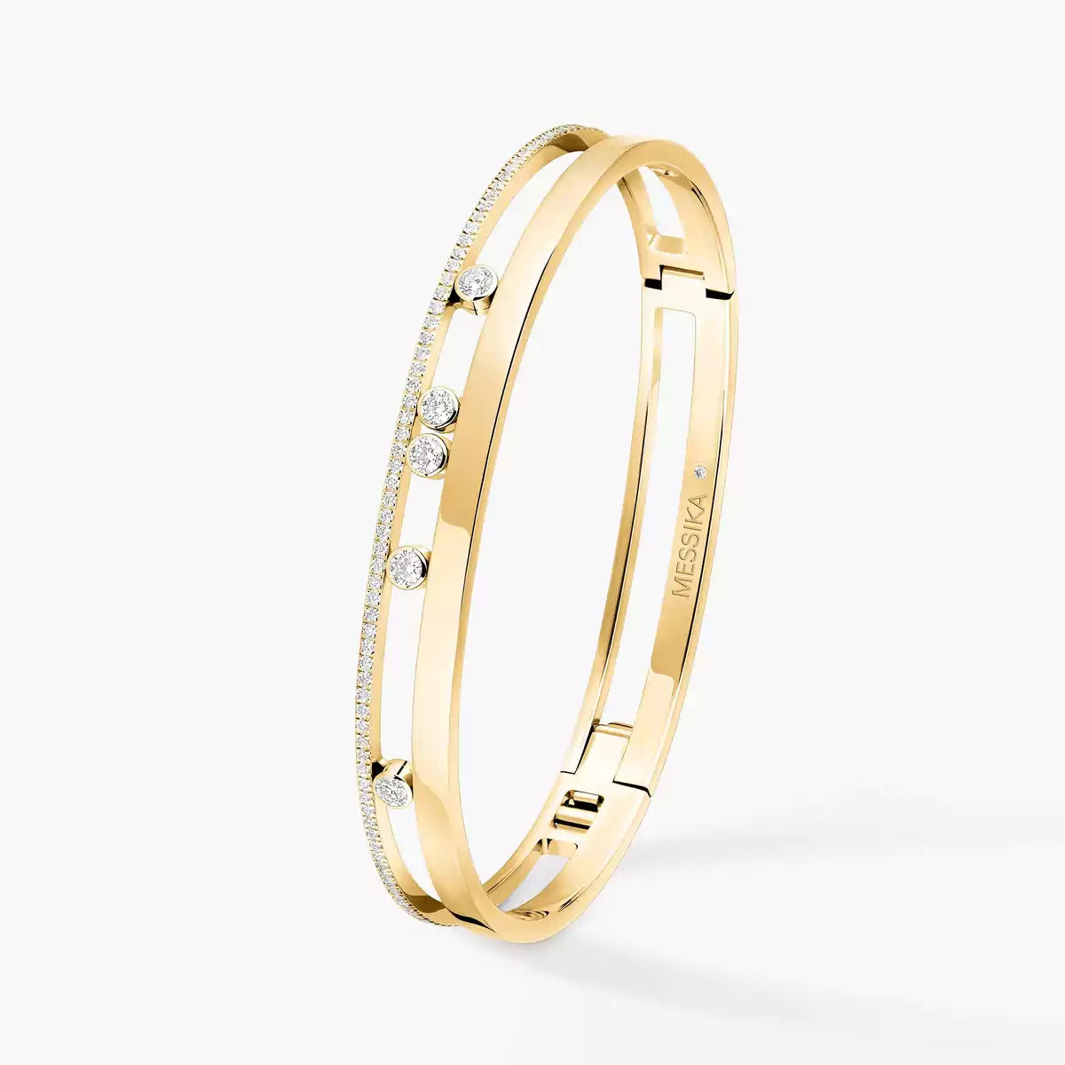 [Noble Aura jewelry]Move Romane Diamond Bangle Bracelet