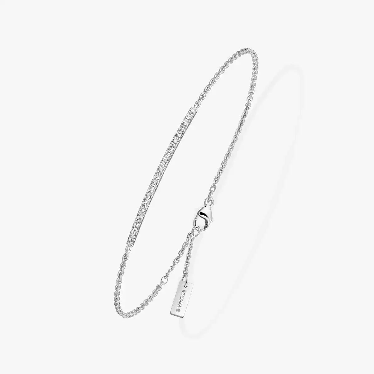 [Noble Aura jewelry]Diamond Thin Bangle 0.15ct My Twin Toi & Moi