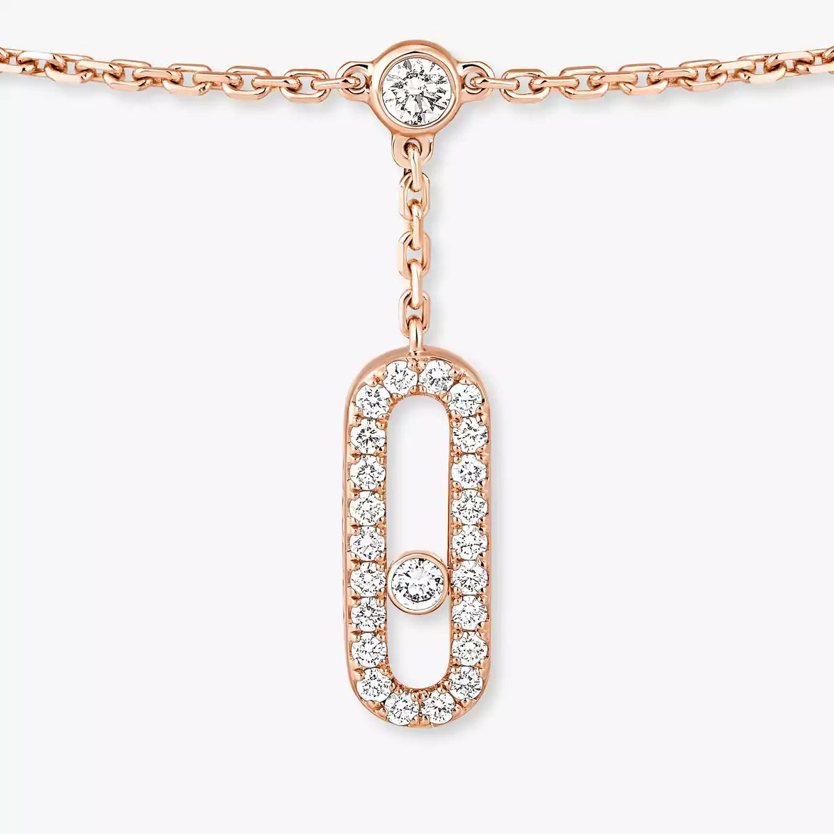 [Noble Aura jewelry] Move Uno pavé ankle bracelet