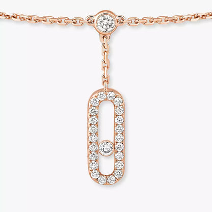 [Noble Aura jewelry] Move Uno pavé ankle bracelet