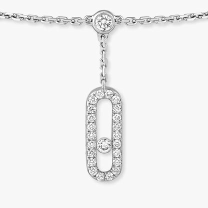 [Noble Aura jewelry] Move Uno pavé ankle bracelet