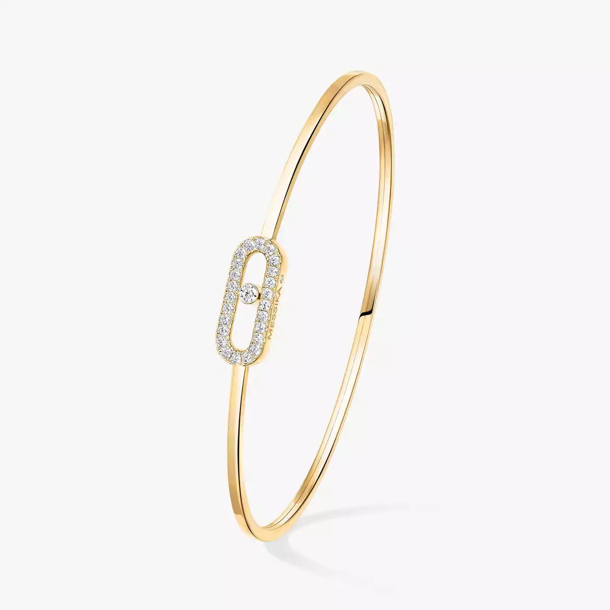[Noble Aura jewelry]Move Uno pavé flex bangle medium