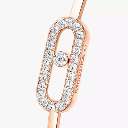 [Noble Aura jewelry]Move Uno pavé flex bangle medium