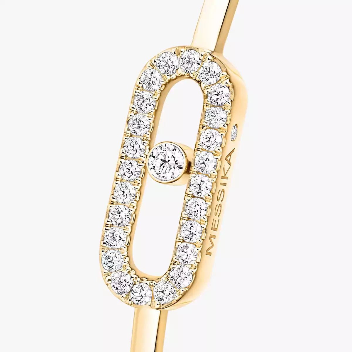 [Noble Aura jewelry]Move Uno pavé flex bangle medium