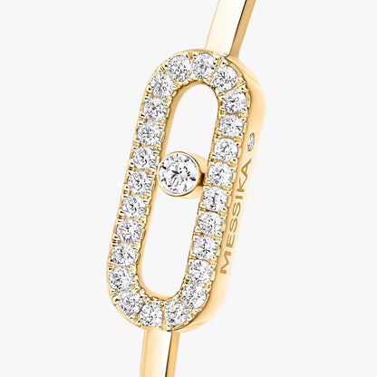 [Noble Aura jewelry]Move Uno pavé flex bangle medium
