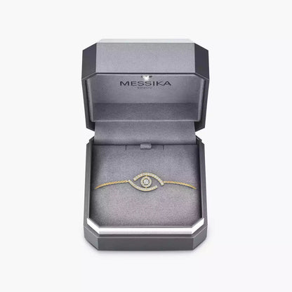 [Noble Aura jewelry]Lucky Eye Pave-Set Diamond Bracelet